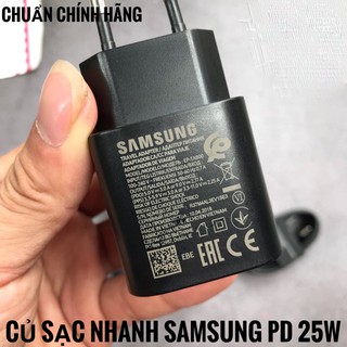 Củ Sạc Nhanh Samsung 25w PD - Bóc Máy S10 5G