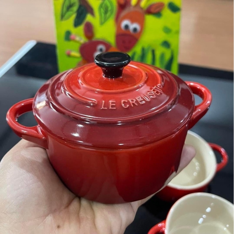 Set 4 nồi mini Le Creuset 10cm màu đỏ