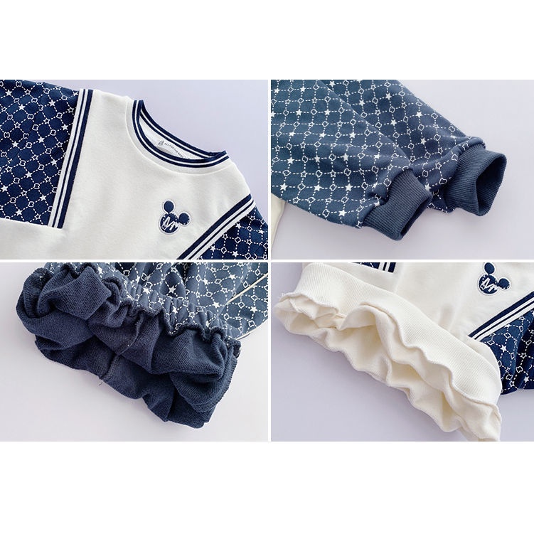 Đầm len dài tay thời trang cho bé gái