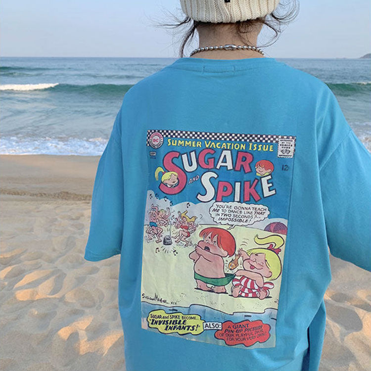 NRVP Áo Thun Ngắn Tay Cổ Tròn Thời Trang Cho Nữ 2021