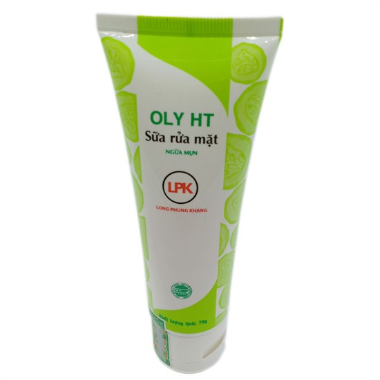 SỮA RỬA MẶT TRẮNG DA - NGỪA MỤN TINH CHẤT DƯA LEO OLY HT (70G)