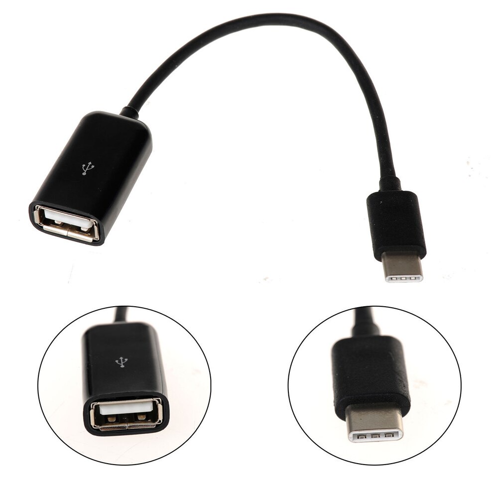 Cáp OTG USB Type C to USB 2.0, loại chất lượng cao, truyền dữ liệu nhanh