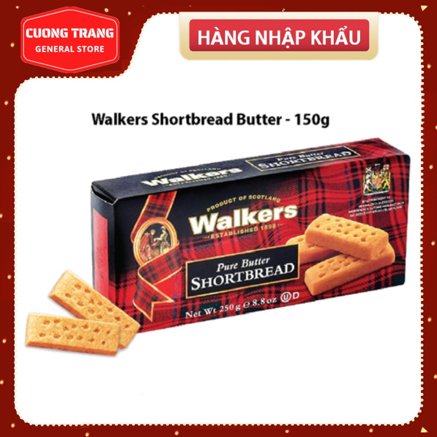 Bánh quy bơ giòn walkers shortbread butter 150g