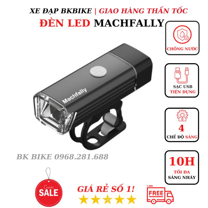 Đèn Xe Đạp Machfally Led Siêu Sáng