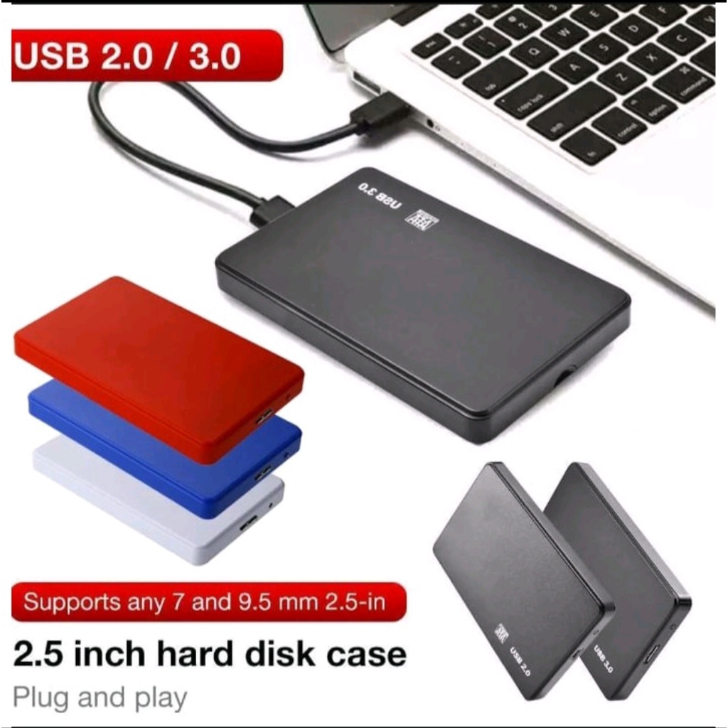 Hộp ổ cứng di động chuẩn kết nối USB 3.0, dùng cho HDD SSD 2.5 inch