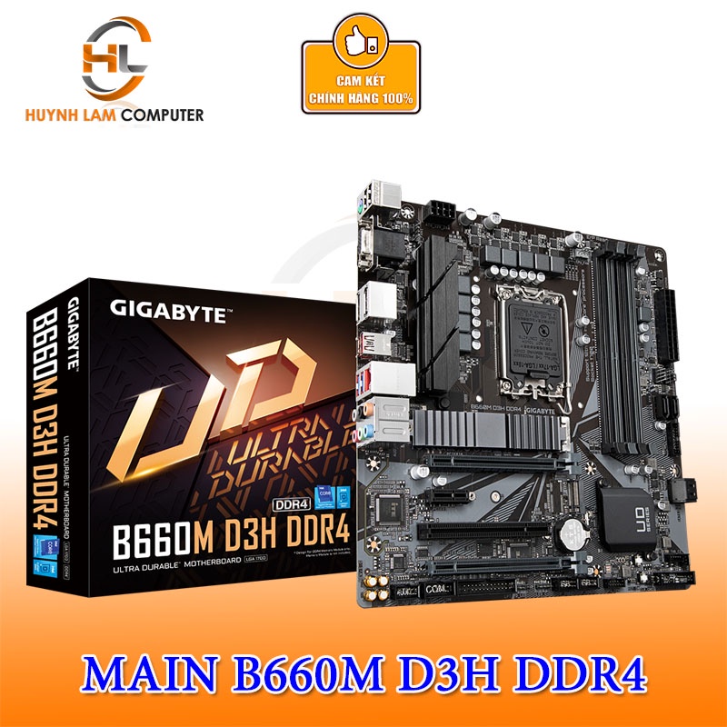 Main Gigabyte B660M D3H DDR4 socket 1700 Chính Hãng Gigabyte Phân phối