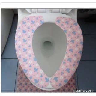 Miếng lót bồn cầu nhung chống lạnh
