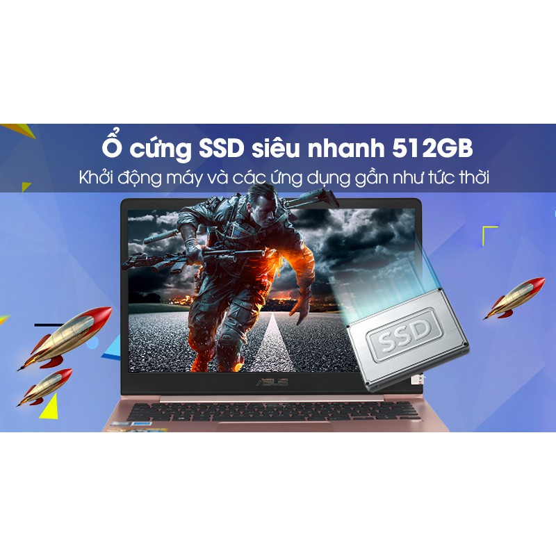 Laptop Asus UX331UAL EG021TS i5-8250, 8Gb Ram, SSD 512GB, intel HD Graphics, Win 10, 13.3 inch FHD | BigBuy360 - bigbuy360.vn