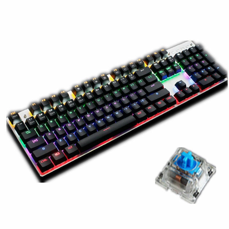 Bàn phím cơ game thủ zero full 104 key đèn Led 13 chế độ