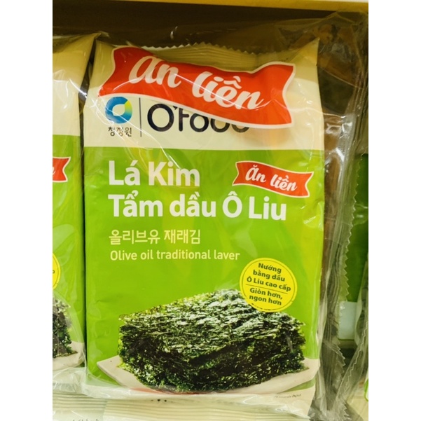 lô 3 rong biển ăn liền tẩm oliu O'food