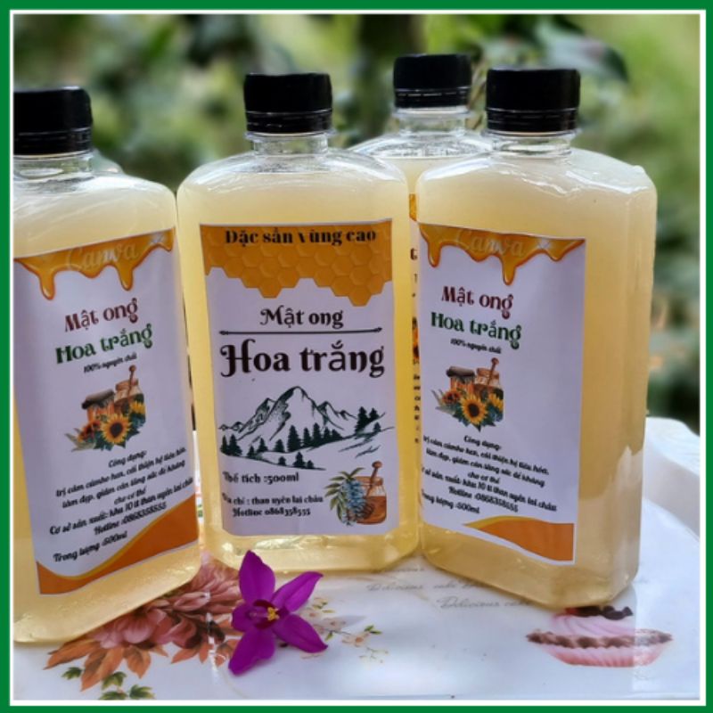 1 lít mật ong trắng thượng hạng Tây Bắc
