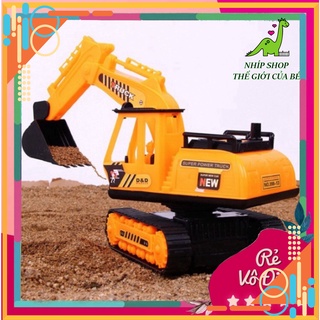 📍Đồ chơi cần cẩu công trường,xe xúc cát bánh đà cho trẻ em - Nhíp Shop