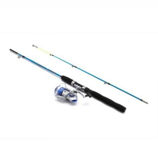 Cần câu 2 khuc 1m5 kèm máy 3000 và phụ kiện