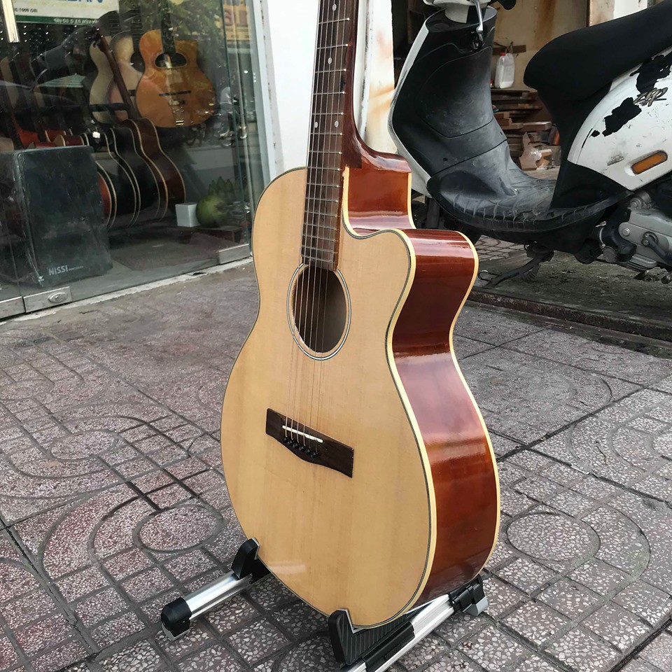 Đàn guitar Acoustic có ty chỉnh cong cần ET-01SV