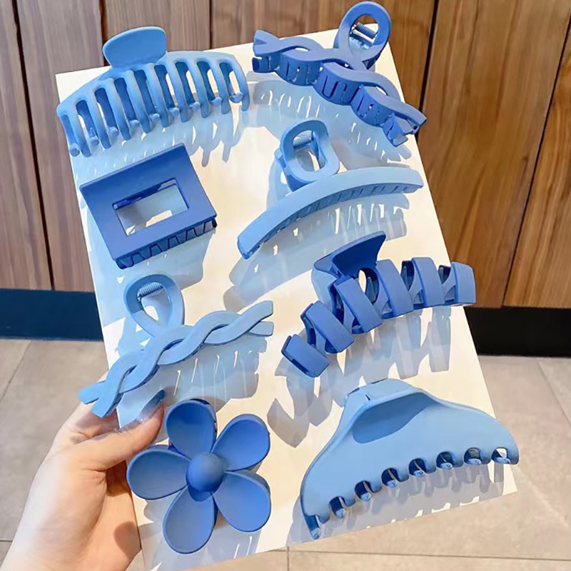 Kẹp tóc càng cua Hàn Quốc nữ đẹp hottrend nhám cỡ size lớn 16881