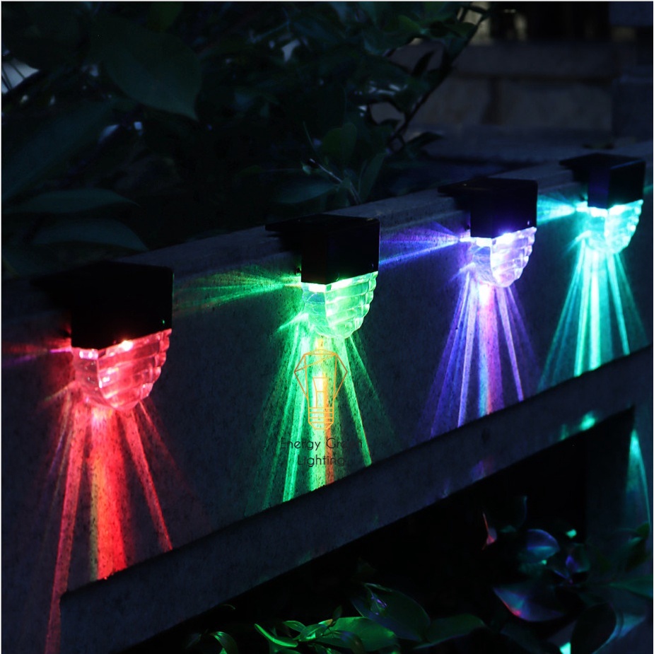 Đèn Led Gắn Tường Energy Green Lighting Pha lê Kiểu Bo Tròn SL-616 - Sử Dụng Năng Lượng Mặt Trời - 2 Chế Độ Ánh Sáng