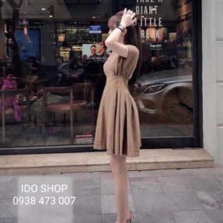 Đầm xếp ly tôn dáng