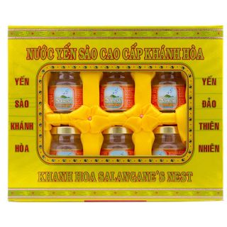 Nước yến sào Khánh Hòa Sanest hộp 6 lọ × 70 ml