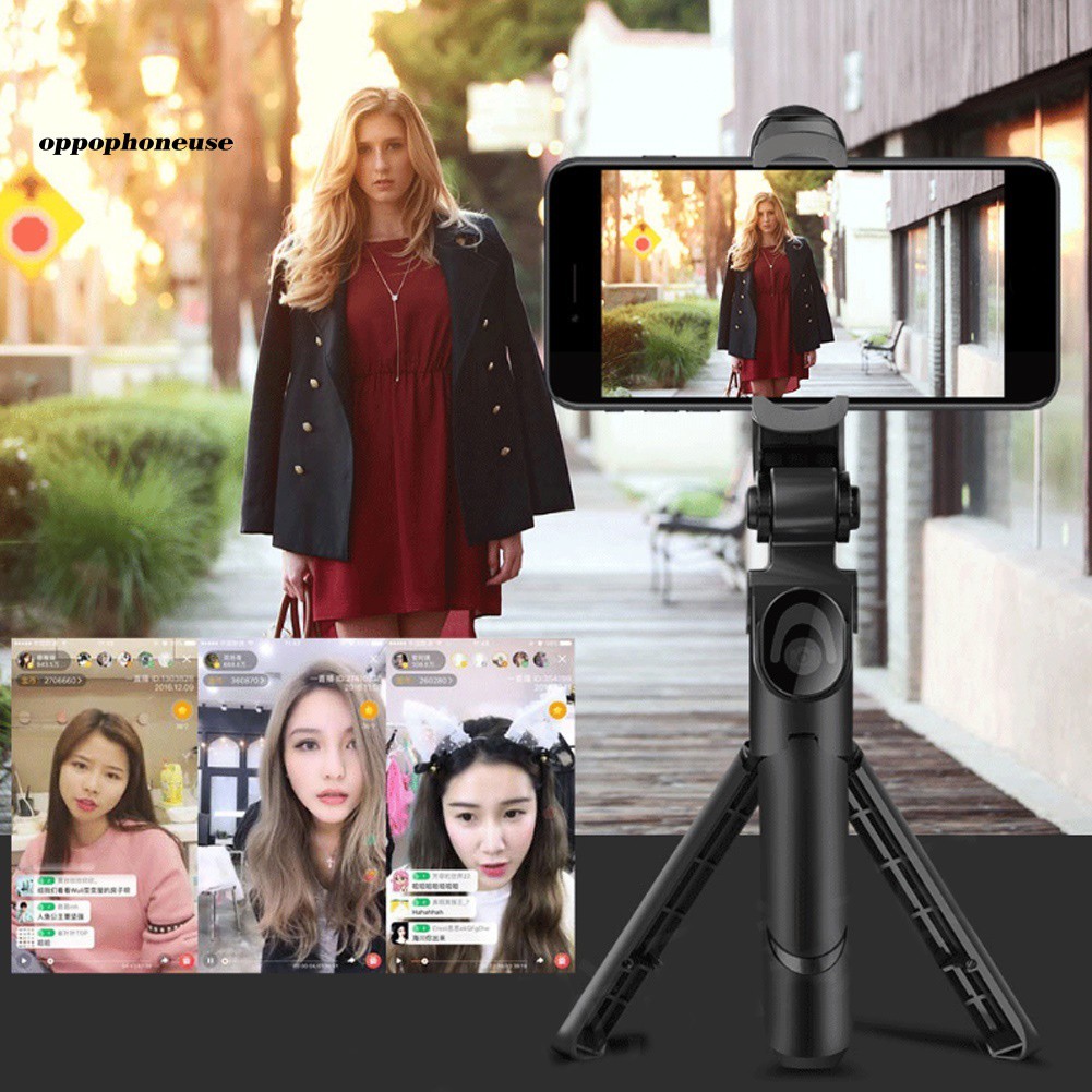 Gậy Chụp Ảnh Selfie Xoay 360 Độ Kết Nối Bluetooth Điều Khiển Từ Xa | BigBuy360 - bigbuy360.vn