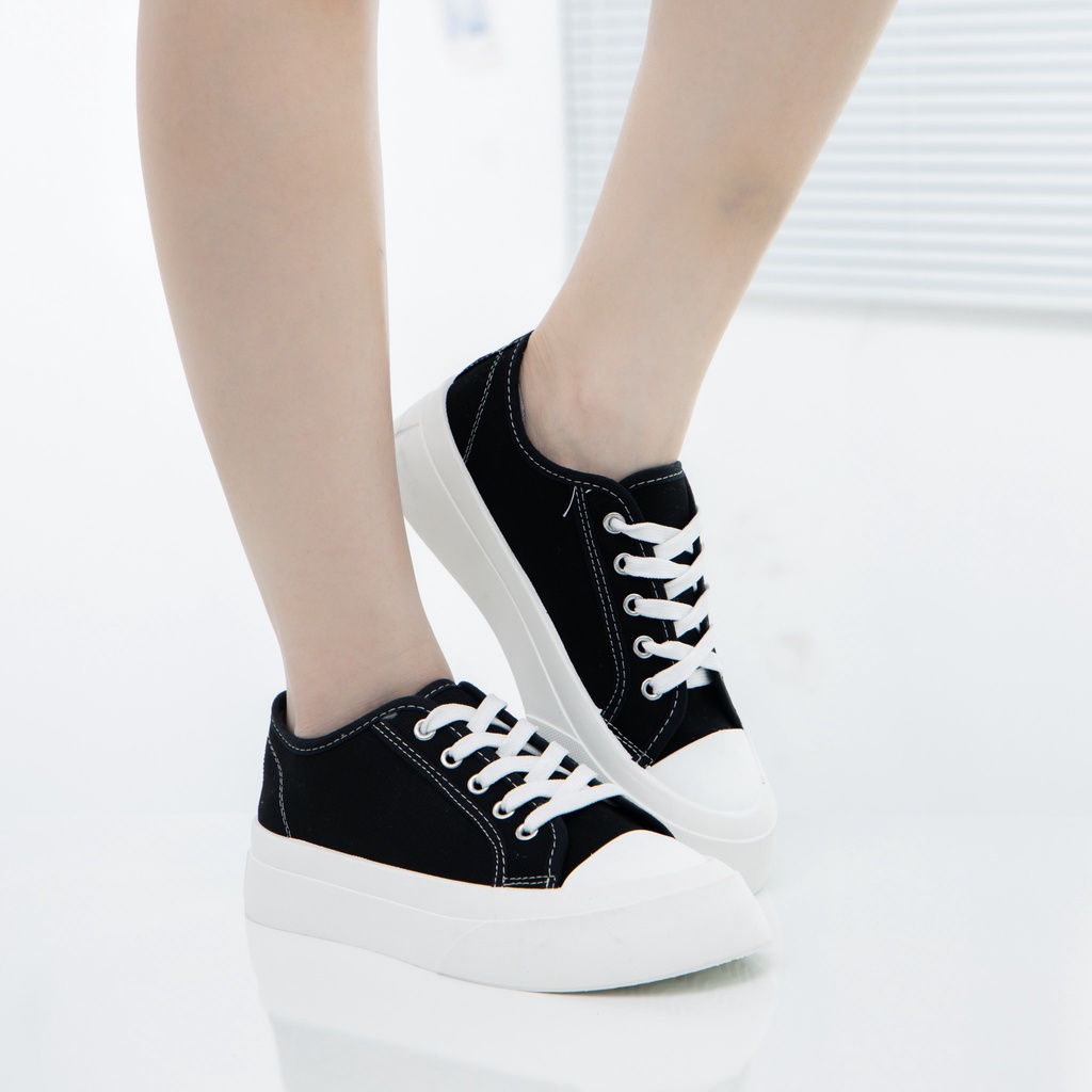 Giày MWC 0657 - Giày Thể Thao Nữ Sneaker Vải Đế Bánh Mì Thiết Kế Trẻ Trung