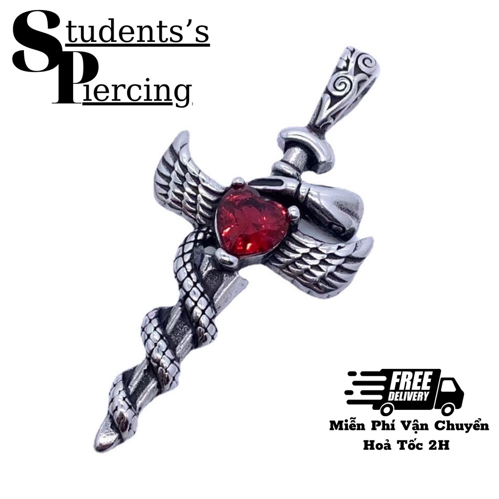 [NOW SHIP] BỘ DÂY CHUYỀN THẬP GIÁ MIX ĐÁ ĐỎ CÁ TÍNH - KHÔNG HAN GỈ