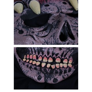 Mặt Nạ Hóa Trang Hình Đầu Lâu Bằng Cao Su Độc Đáo Dịp Halloween