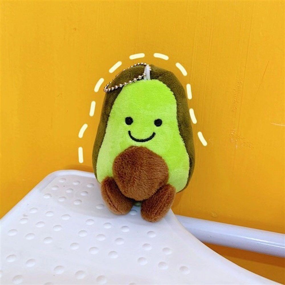 Móc Chìa Khóa Hình Trái Bơ Nhồi Bông Nhiều Màu Thời Trang