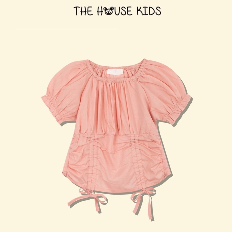 Áo Nhúm Cho Bé Gái Hoạ Tiết THE HOUSE KIDS Trơn