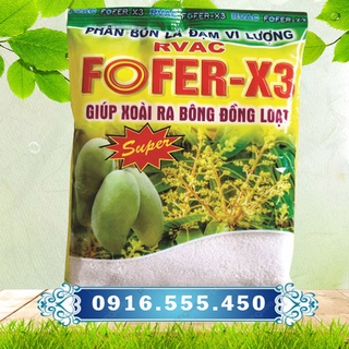 FOFER-X3 phân bón vi lượng giúp xoài ra bông đồng loạt
