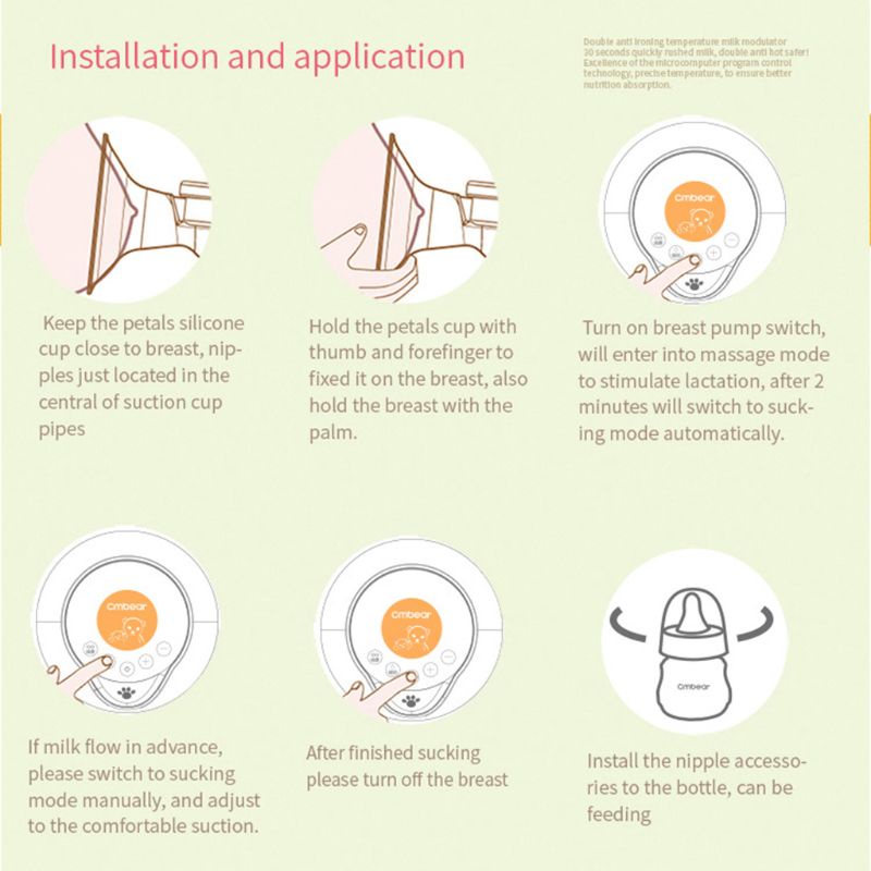 Máy Hút Sữa Điện Tử Thông Minh Chống Rò Rỉ Điều Chỉnh Được