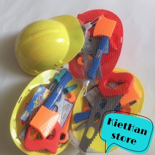 Đồ chơi kỹ sư cho bé  nhiều chi tiết ( kèm nón)