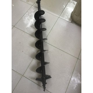 Mũi khoan đất đơn 100mm (cao 800mm)- máy khoan đất