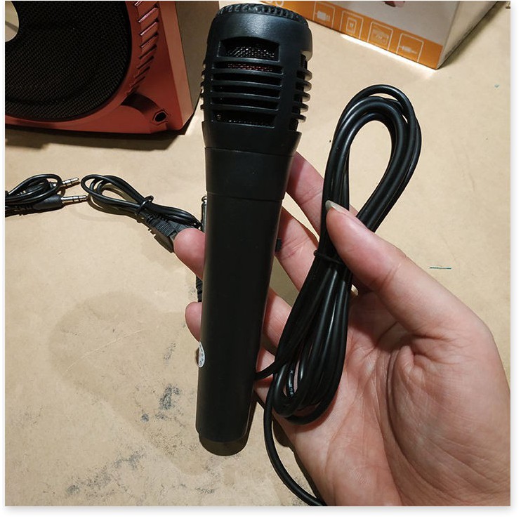 Micro Hát Karaoke Có Dây Giá Rẻ Dùng Cho Tất Cả Các Loa Như P88, P89, 996, 669, 802, A061, F4, F5, F6