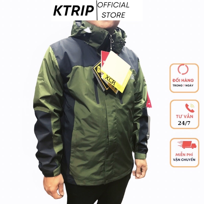 [ XẢ KHO XK, 70-150kg] Áo gió 2 lớp nam cao cấp BigSize TNF chống nước,Cản Gió - Bảo Hành 12m( Bao check hàng)