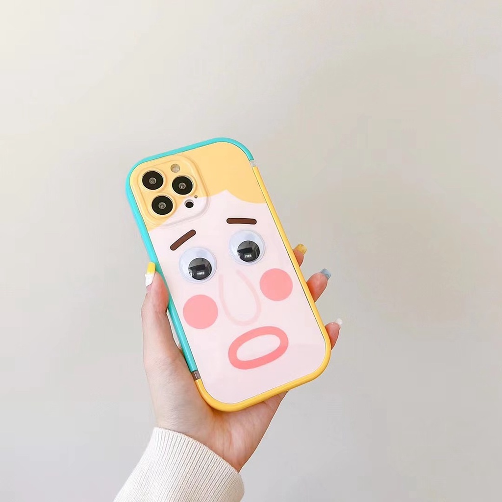 Ốp điện thoại cứng in hình dễ thương thích hợp cho iPhone 13 promax X XS XR 11 11 pro max 12 12 pro 12 pro max