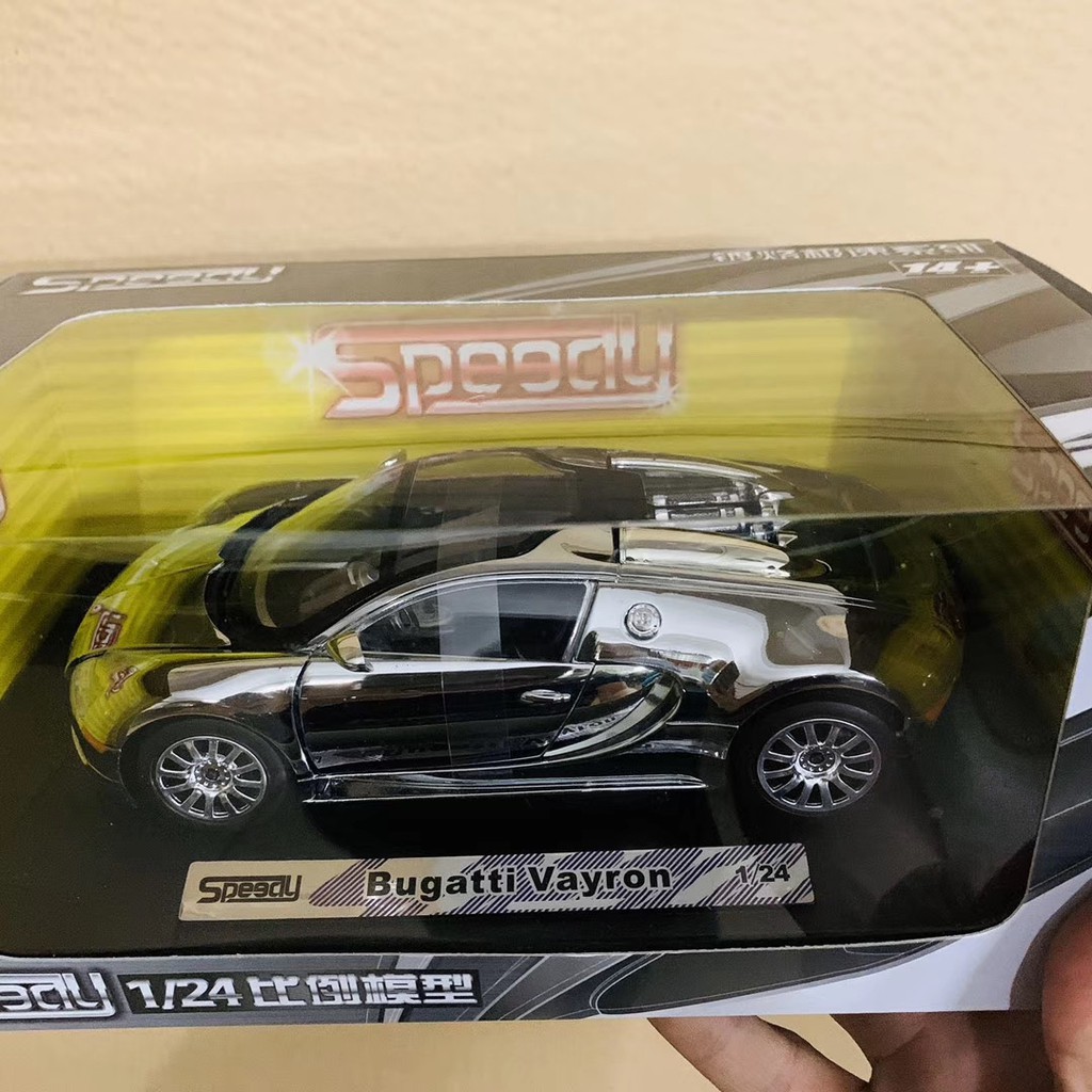 Mô hình xe hơi bugatti dragon tỉ lệ 1/24 bằng hợp kim