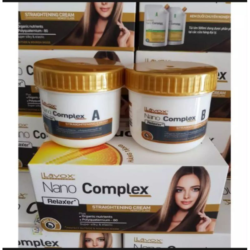 Thuốc duỗi tóc Lavox nano complex phục hồi tóc 150ml