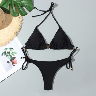 Bikini Màu Trơn Gợi Cảm Dành Cho Nữ