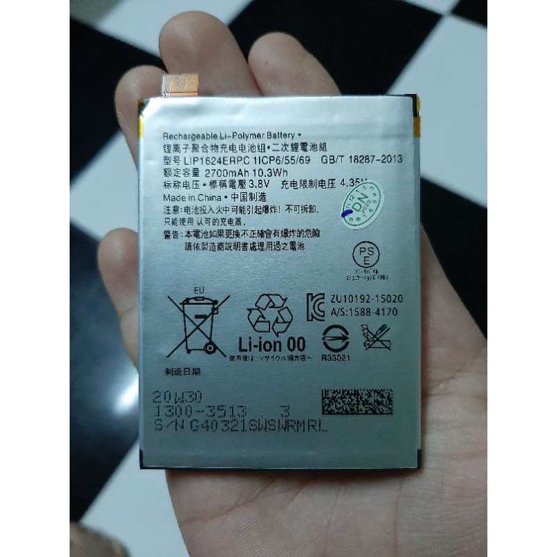 PIN SONY XPERIA X /F5122/ XPERIA X PERFORMANCE/ 2620MAH ZIN BẢO HÀNH 6 THÁNG