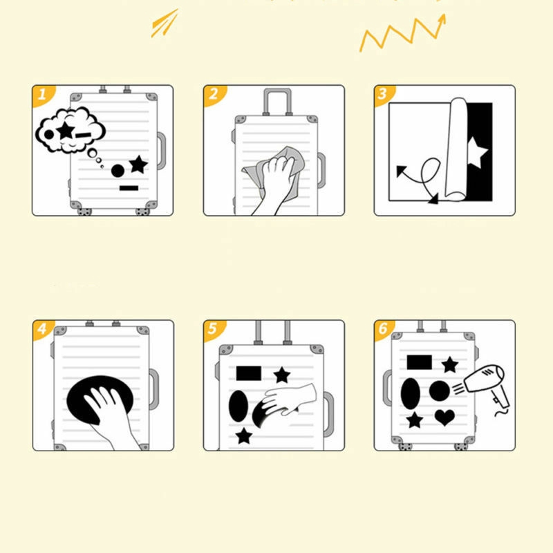 Set 60 Miếng Dán Trang Trí Đa Năng Chất Lượng Cao