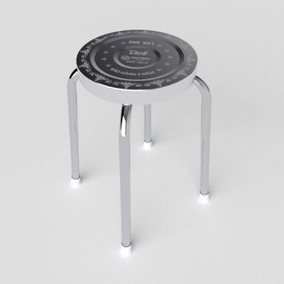 Ghế đẩu inox Dona Qui Phúc QPI.022