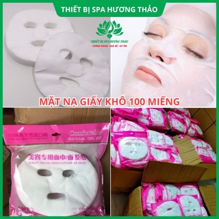 Mặt nạ giấy khô, mặt nạ ủ, mặt nạ khô dưỡng trắng, Mặt Nạ Giấy 100 Miếng