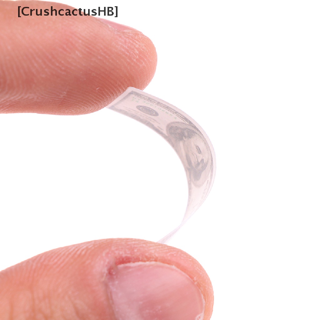 [CrushcactusHB] 10set 1:12 Doll house Miniature Mini Dollar Notes Accessories Model Play Toys Hot Sell