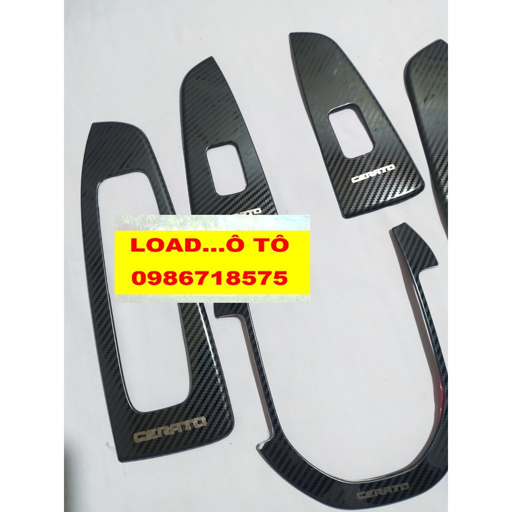 Ốp Nội Thất Xe KIA Cerato 2019-2021 Mẫu Vân Carbon Cao Cấp Nhất Thị Trường
