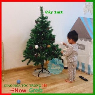 Cây thông Noel 3 loại lá trang trí tiệc Noel - Giáng Sinh