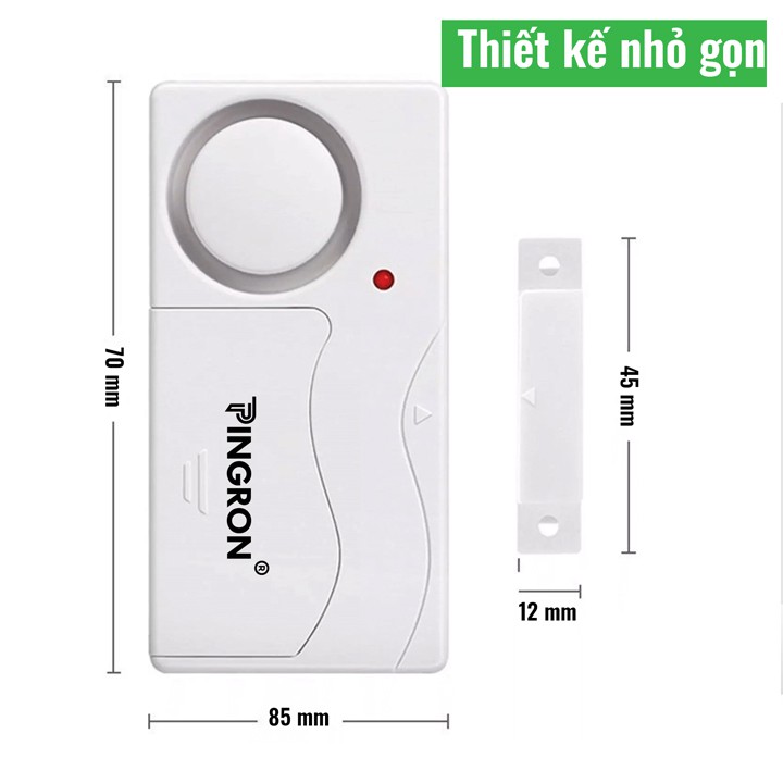 Thiết Bị Chống Trộm Gắn Ở Cửa Nhà Có Remote Điều Khiển Pingron PR-C03