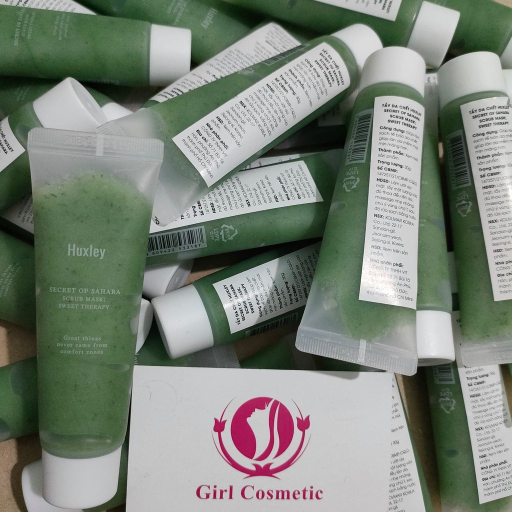 Tẩy da chết sinh học HUXLEY Secret Of Sahara Scrub Mask chiết xuất cây xương rồng làm sạch da dưỡng da mềm mịn | BigBuy360 - bigbuy360.vn