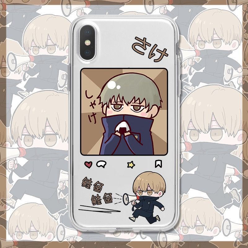 Ốp điện thoại mềm trong suốt in hình anime Jujutsu Kaisen Inumaki Toge cho Samsung s20 s10 s9 s8