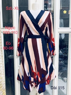 Đầm vạt chéo size L-XL