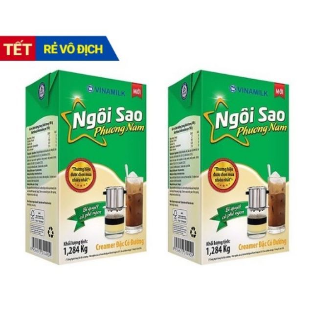 Sữa đặc Ngôi Sao Phương Nam Xanh 1,28kg